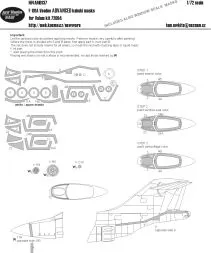 F-101A Voodoo ADVANCED mask for Valom 1:72