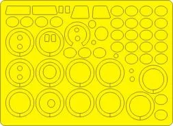DC-4 BASIC mask for Revell 1:72