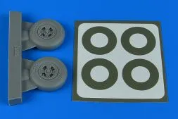 Spitfire Mk.IX wheels (4-spoke) & paint masks 1:32