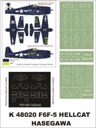 F6F-5 super mask for Hasegawa 1:48