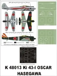 Ki-43 I Oscar super mask for Hasegawa 1:48