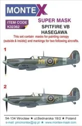 Spitfire Mk.Vb super mask for Hasegawa 1:32