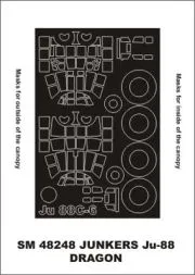 Ju 88C-6 mask for Dragon 1:48