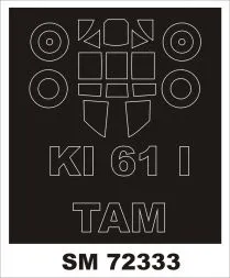 Ki-61-Id mask for Tamiya 1:72