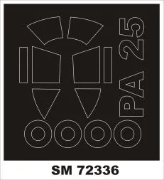 Piper Pa-25 mask for KP 1:72