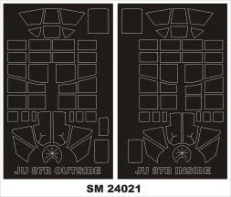 Ju 87B mask for Trumpeter 1:24