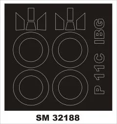 PZL P-11c mask for IBG 1:32