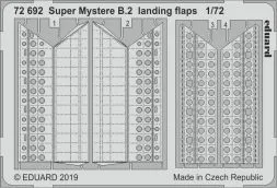 Super Mystere B.2 landing flaps for Speical Hobby 1:72