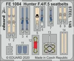 Hunter F.4/ F.5 seatbelts STEEL 1:48
