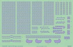 Fokker D. VII rib tapes 5color lozenge 1:72