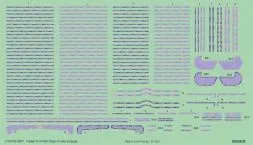 Fokker D. VII rib tapes 4color lozenge 1:72
