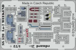 La-7 P.E. set for Eduard 1:72