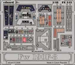 Fw 190F-8 P.E. set for Tamiya (Zoom) 1:48