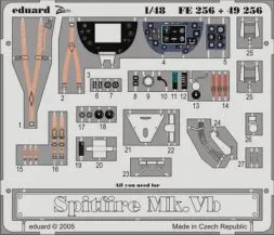 Spitfire Mk. Vb P.E. set for Tamiya 1:48