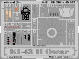 Ki-43 II Oscar P.E. set for Hasegawa (Zoom) 1:48