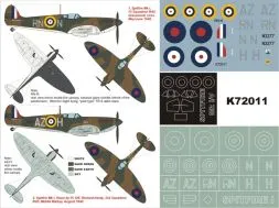 Spitfire Mk.I super mask for Tamiya 1:72