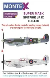 Spitfire LF.IX super mask for Sword 1:72