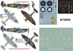 Spitfire Mk.Vb super mask for Tamiya 1:72