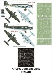 Ju 52/3m super mask for Italeri 1:72