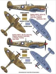 Siptfire Mk.Vc Trop super mask for Special Hobby 1:48