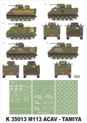 M113 Acav super mask for Tamiya 1:48