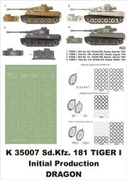 Tiger I super mask for Dragon 1:35
