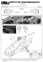 Mil Mi-8/Mi-17 Exhaust Cooling System 1:72