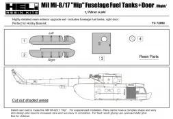 Mil Mi-8/17 Fuselage Fuel Tanks & Door 1:72