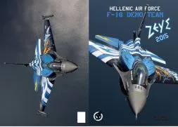 F-16C block 52 ZEUS DEMO TEAM 2015 1:72
