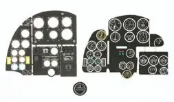 DH Mosquito - Instument panel 1:24