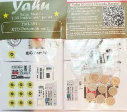 KTO Rosomak early - Instument panel 1:35