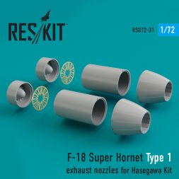 F/A-18 Super Hornet Type 1 exhaust nozzles 1:72