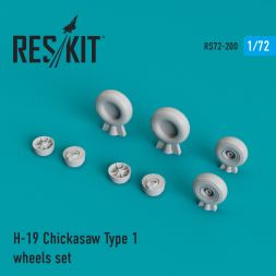 H-19 Chickasaw Type 1 wheels set 1:72