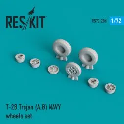 T-28 Trojan (A,B) NAVY wheels set 1:72