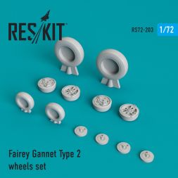 Fairey Gannet Type 2 wheels set 1:72