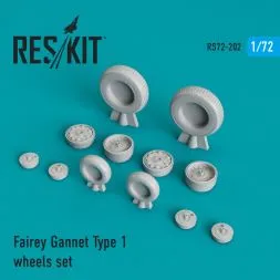 Fairey Gannet Type 1 wheels set 1:72