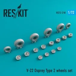 V-22 Osprey Type 2 wheels set 1:72