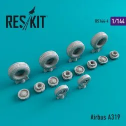 Airbus A319 wheels set 1:144