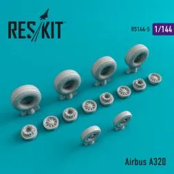 Airbus A320 wheels set 1:144