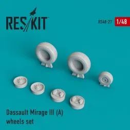 Mirage III (A) wheels set 1:48