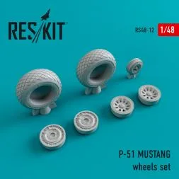 P-51 MUSTANG wheels set 1:48