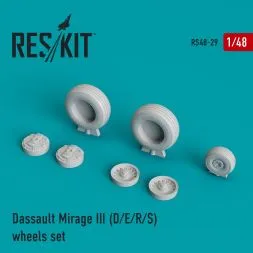 Mirage III (D/E/R/S) wheels set 1:48