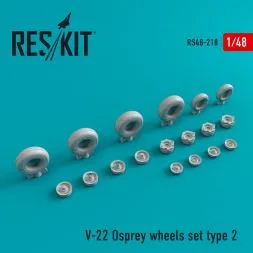 V-22 Osprey Type 2 wheels set 1:48