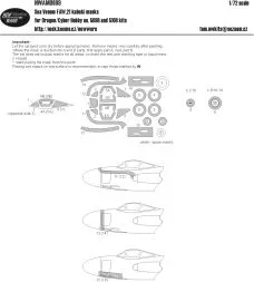 Sea Venom FAW.21 mask for Dragon 1:72