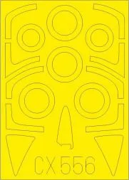 Buccaneer S.2C mask for Airfix 1:72