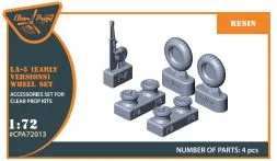 La-5 early version wheel set 1:72