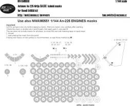 An-225 BASIC mask for Revell 1:144