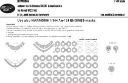 An-124 BASIC mask for Revell 1:144