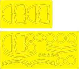 Saab J35F/J (O,S) ADVANCED mask for Hasegawa 1:48