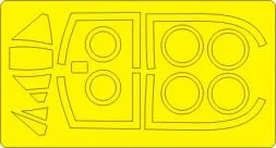 Meteor NF.14 BASIC mask for Sword 1:48